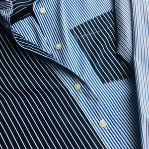 Ralph Lauren Blue/White Striped Dress